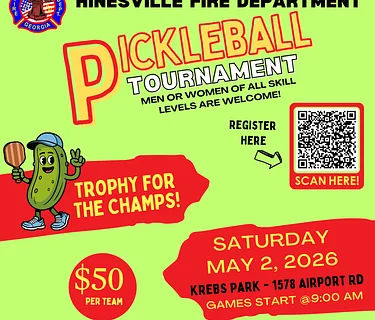 Pickleball Tournament – Hinesville Fire Department