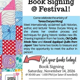 *SPECIAL - Book Signing with Teresa Wong @ Festival