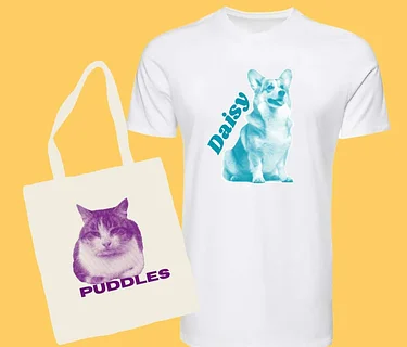 Screen Print Custom Pet Portraits Class