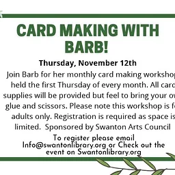 Card Making with Barb