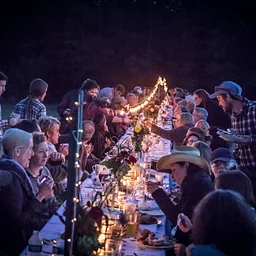 Sunday Supper in The Word Barn Meadow