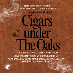 Cigars under The Oaks – SOLD OUT