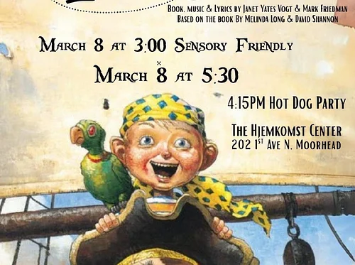 LIVE PERFORMANCE: “How I Became a Pirate” @ Hjemkomst Center, Moorhead