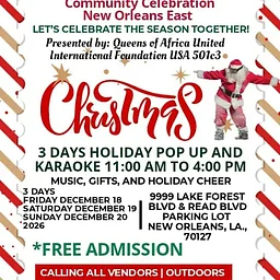 New Orleans East Jingle on the Boulevard Holiday pop up