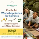Family Earth Art Workshop Series: Discover Bethany Through the Seasons – September 13 – Strawtown Studio