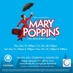 Community Playhouse of Northport presents Disney’s Mary Poppins the Musical