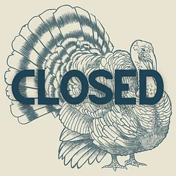 closed for thanksgiving