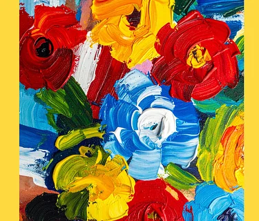 Palette Knife Floral Cake (Bilingual)