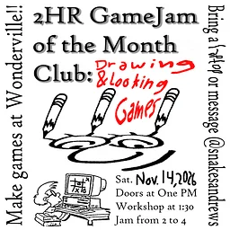 Monthly 2 Hr GameJam Club: Drawing & Looking Games