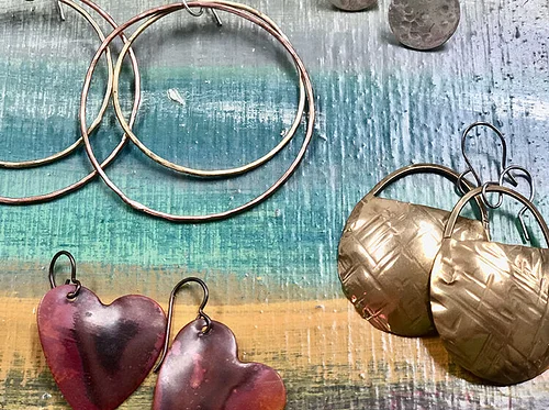 Earrings as Gifts – Saturday Metalsmithing Workshop