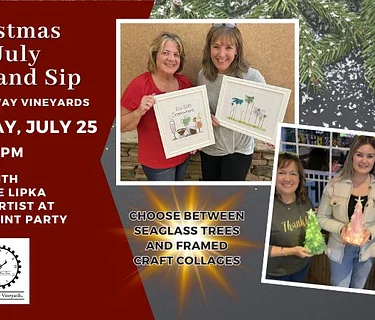 Christmas in July Craft and Sip