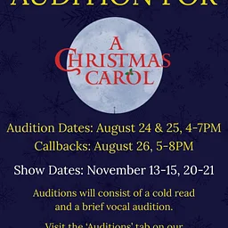 A Christmas Carol Auditions at The Columbia Theatre