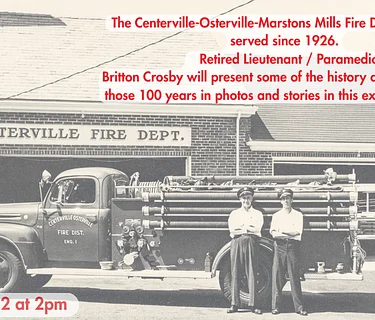 COMM FIRE DEPARTMENT-100 YEAR ANNIVERSARY History Talk w/Retired Lieutenant/Paramedic Britton Crosby