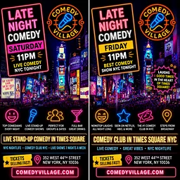 NYC Stand-Up | Saturday, August 15th @11 PM