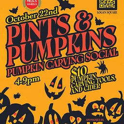 Pints and Pumpkins, pumpkin carving social
