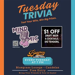 Tuesday Night Trivia at Bluegrass Candelas