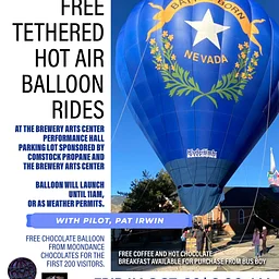 Free Tethered Hot Air Balloon Rides! | Friday | October 30th 2026