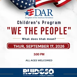 Children’s Program: DAR “We the People”