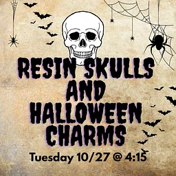 Resin Skulls & Halloween Charms