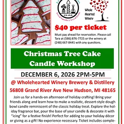 Christmas Tree Candle Workshop