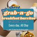 Grab-n-Go Breakfast Burritos @ Highside Breck