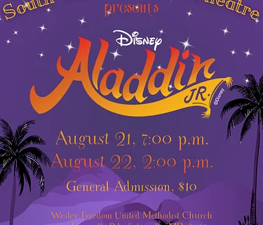 South Carroll Youth Theatre Presents Aladdin Jr.