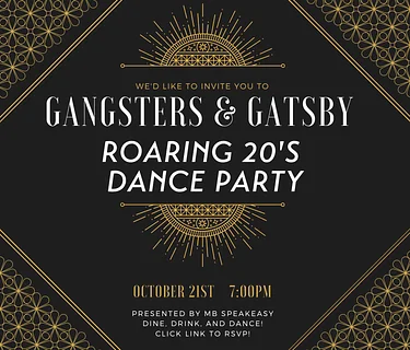 Gangsters and Gatsby Roaring 20s Dance Party!