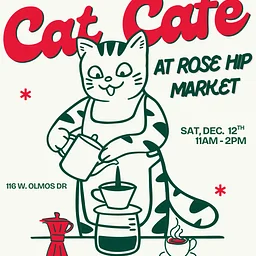 Cat Café Pop-Up at Rose Hip Market
