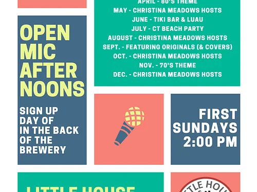 Open Mic Afternoons hosted by Dave Teneyck & Christina Meadows