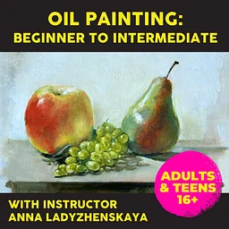 Oil Painting, Beginner to Intermediate: Saturdays October 10, 17, 24, & 31; 10:30am-12:30pm