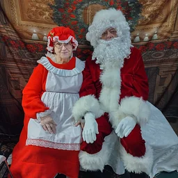 Pictures with Santa and Mrs. Claus