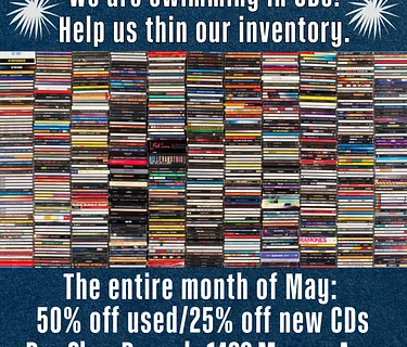 CD sale!