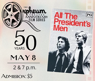 All The Presidents Men – 50th Anniversary Showing