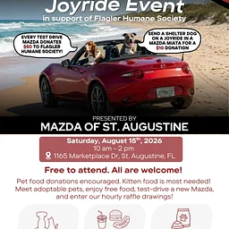 Joyride Event in Support of Flagler Humane Society!