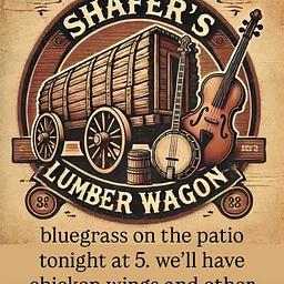 Live Music with Shafer’s Lumber Wagon