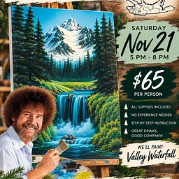 Bob Ross Painting Class