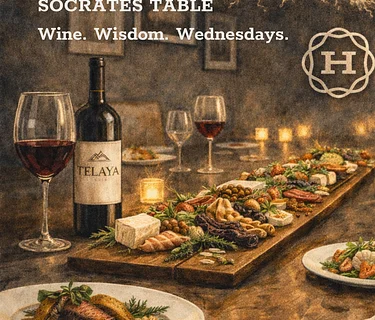 Socrates Table- Wine. Wisdom. Wednesdays @ Hemlock Bar & Restaurant