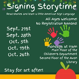 Signing Storytime