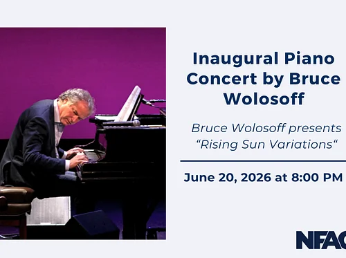 Inaugural Piano Concert by Bruce Wolosoff