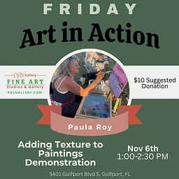 Art in Action: Adding Texture to Paintings with Paula Roy