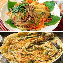 Korean Jap Chae + Scallion Pancake with Chef Wilma
