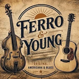 Local Friday night music night in the Biergarten with Ferro & Young