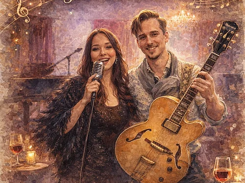 Hot Commodities Jazz Duo Live at Animante