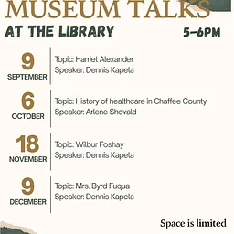 Museum Talks @ The library