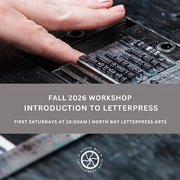 Workshop: Introduction to Letterpress