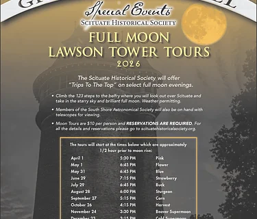 Full Moon Lawson Tower Tours – Pink Moon