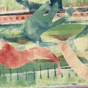 Pochoir Printing: Stencil & Color gel plate art class