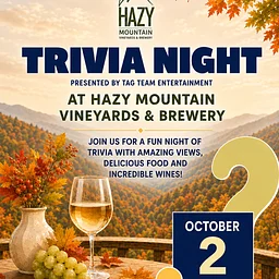 OCTOBER trivia WITH TAG TEAM ENTERTAINMENT