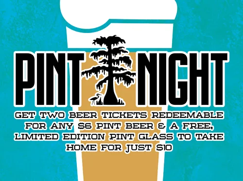 Pint Night – 2 beers & a Glass to Keep For Just $10