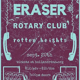 Eraser, Rotary Club, Rotten Heights